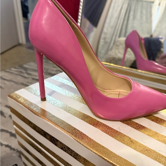 ANNE MICHELLE PUMPS POINTED TOE CONDITION-39 BARBIE PINK size 38 - Picture 2 of 10